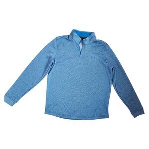 Men's Under Armour Blue Half-Zip Sweatshirt  Size: L  Warm & Cozy